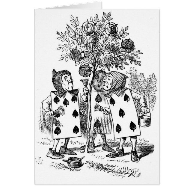 Die Rosen rot malen (Vorne)