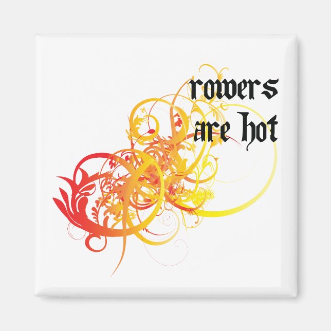 Die Rosen sind heiß Magnet (Vorne)