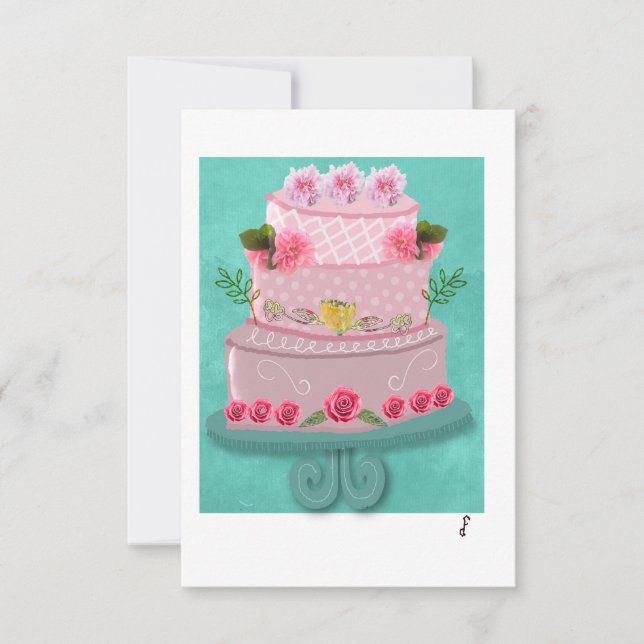 Die Rosey-Feier Einladung (Vorderseite)