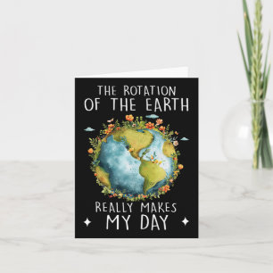 Die Rotation der Erde macht meinen naturwissenscha Karte
