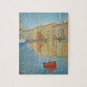 Die rote Boje von Paul Signac, Vintage Pointillism