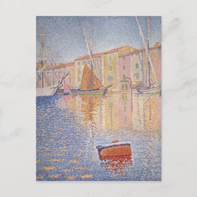Die Rote Buy, Saint Tropez, 1895 Postkarte (Vorderseite)