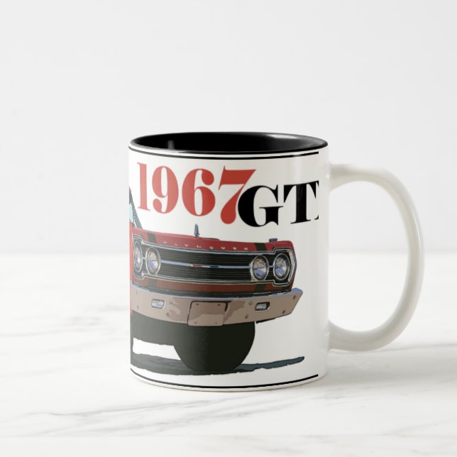 DIE ROTE GTX VON 1967 ZWEIFARBIGE TASSE (Rechts)