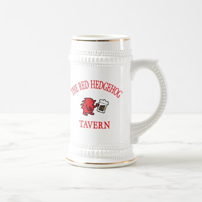 Die rote Igels-Taverne - Wien Bierglas (Rechts)