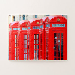 Die rote Londoner Telefonzelle