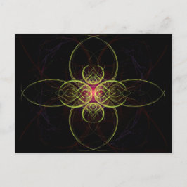 Die rote Medallion von Alexandra Cook alias Linand Postkarte