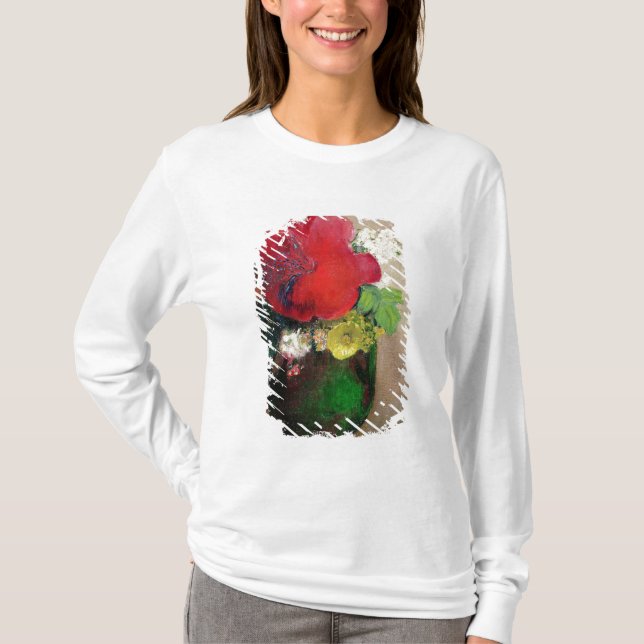 Die rote Mohnblume T-Shirt (Vorderseite)