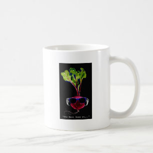 Die rote Rübe geht auf-dunkel Kaffeetasse