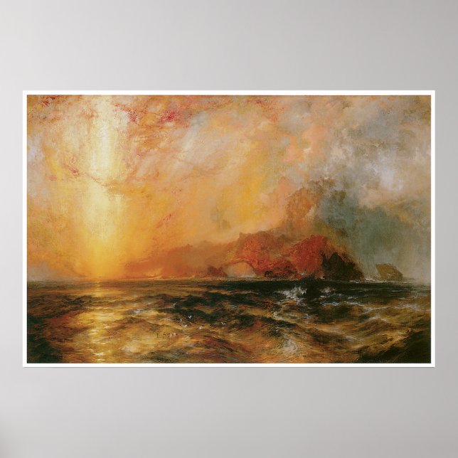 Die rote Sonne geht 1875-76 auf Poster (Vorne)