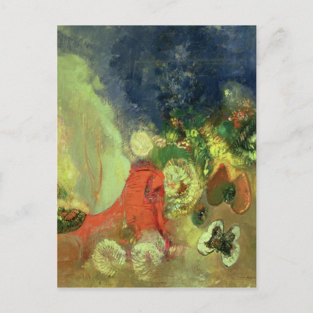 Die rote Sphinx Postkarte (Vorderseite)