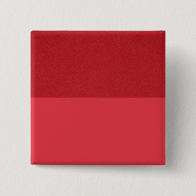 Die rote Taste "Rauschen über glatt" - Anpassbar Button (Vorderseite)