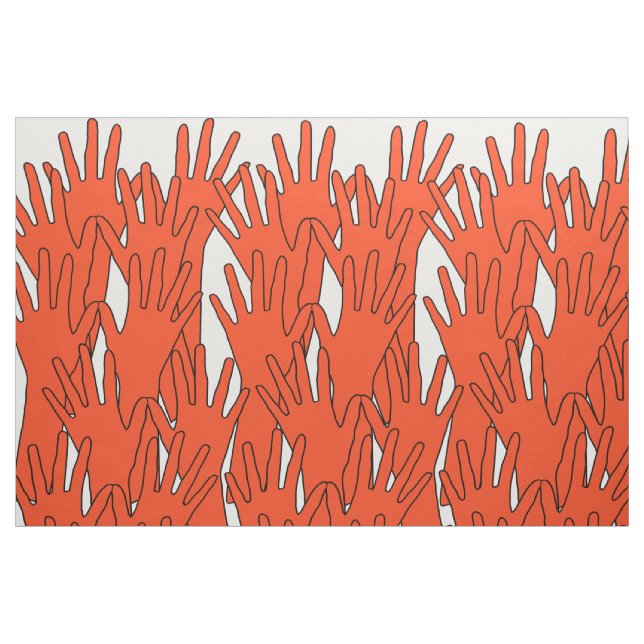 Die rote Welle Stoff (Fat Quarter (45,7 x 55,9 cm))