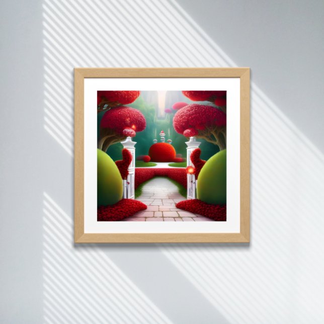 Die Roten Gärten von Wonderland Poster (Von Creator hochgeladen)