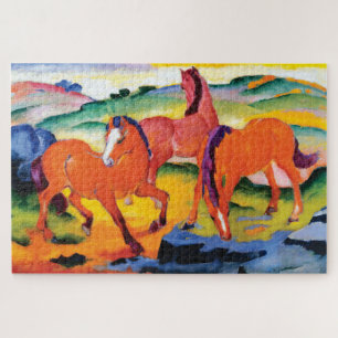 Die Roten Pferde von Franz Marc