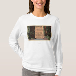 Die Rotholz-Landstraße, Gedicht durch Strauss T-Shirt