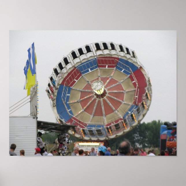 Die Roundup-Vergnügungsparkreise Poster (Vorne)