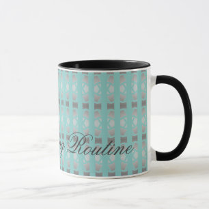 Die routinemäßige Tasse des Morgens