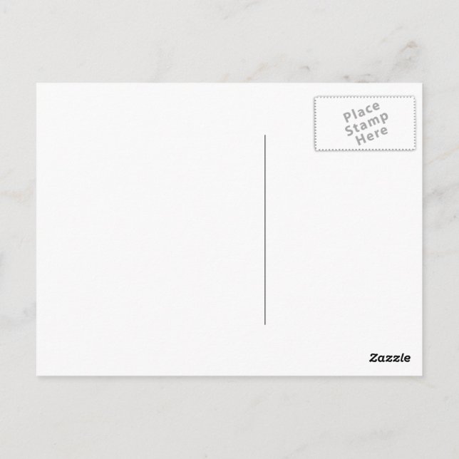 Die rubycotudiente Postkarte (Rückseite)