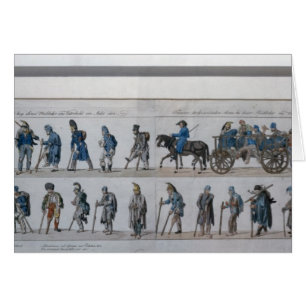 Die Rückkehr der besiegten französischen Armee v