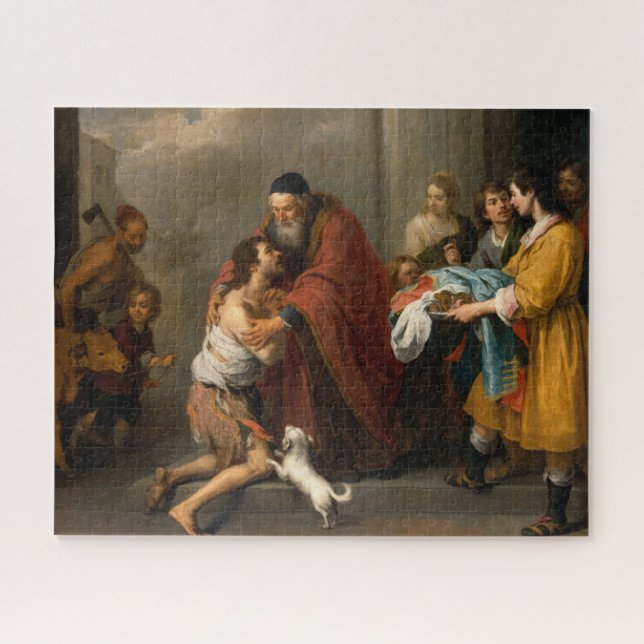 Die Rückkehr des Prodigalen Sohnes, 1670 von Muril (Horizontal)