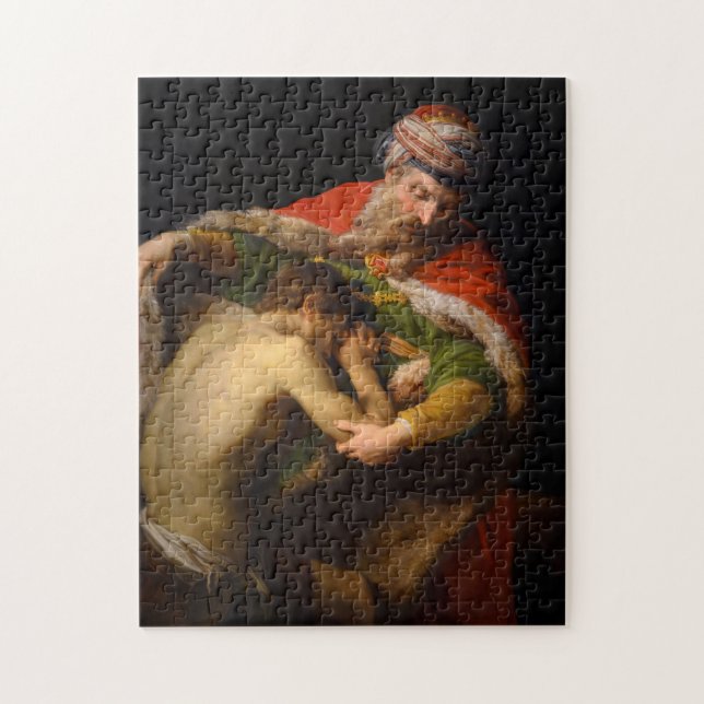 Die Rückkehr des Prodigalen Sohnes, 1773 von Pompe (Vertikal)
