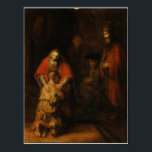 Die Rückkehr des Wunders Vintager Kunst-Posters Poster<br><div class="desc">Die Rückkehr des Prodigal Son, um 1669 Vintag Art Poster von Rembrandt</div>