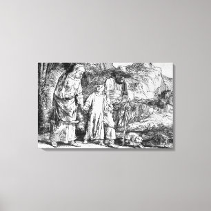 Die Rückkehr von Ägypten oder Jesus Christus Leinwanddruck