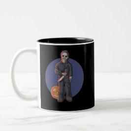 Die Rückkehr von Halloween Zweifarbige Tasse