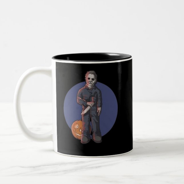 Die Rückkehr von Halloween Zweifarbige Tasse (Links)