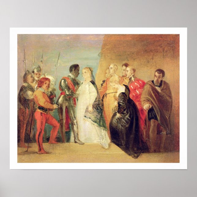 Die Rückkehr von Othello, Akt II, Szene ii von "So Poster (Vorne)