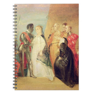 Die Rückkehr von Othello, Tat II, Szene II von Notizblock