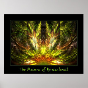 Die Rückkehr von Quetzalcoatl Poster
