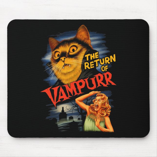 Die Rückkehr von Vampurr Funny Cat Mousepad (Vorne)