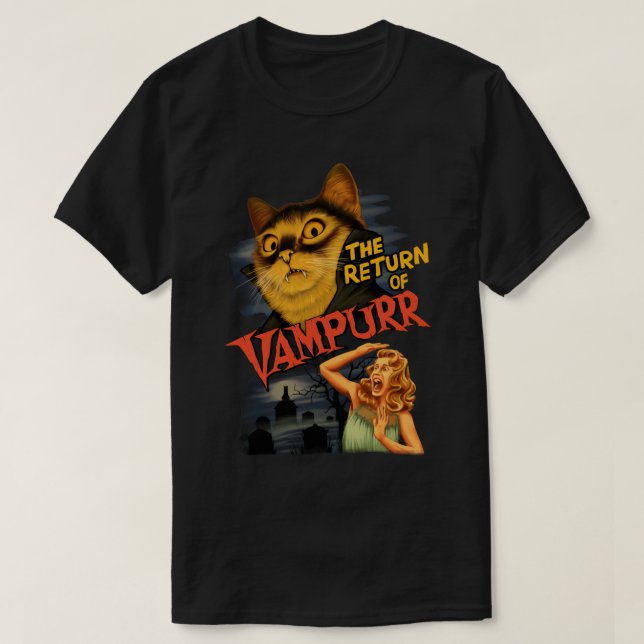 Die Rückkehr von Vampurr; wesentlicher T - Shirt (Design vorne)