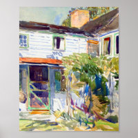 Die Rückseite des alten Hauses von Childe Hassam