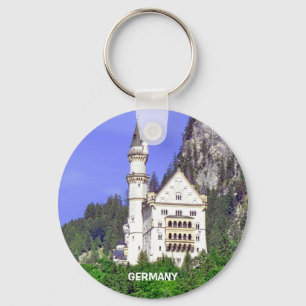 DIE RÜCKSEITE VON NEUSCHWANSTEIN-SCHLOSS SCHLÜSSELANHÄNGER