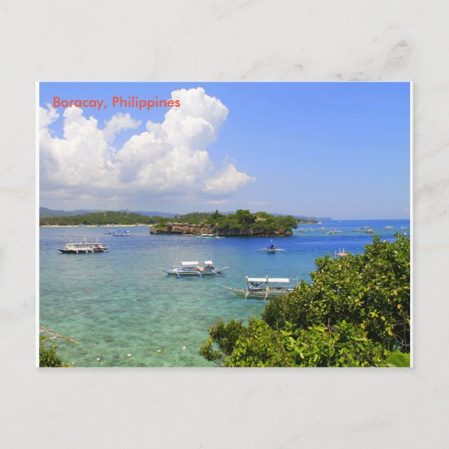 Die Ruhe am Strand Postkarte (Vorderseite)