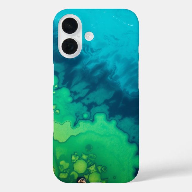 Die Ruhe im Ozean iPhone 16 Hülle (Rückseite)