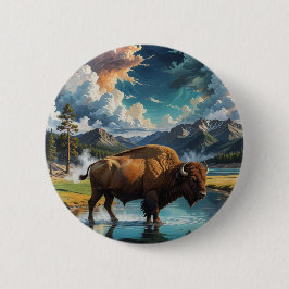 Die Ruhe im Wilden - Buffalo Button