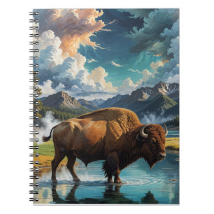 Die Ruhe im Wilden - Buffalo Notizblock