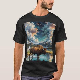 Die Ruhe im Wilden - Buffalo T-Shirt