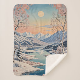 Die Ruhe im Winter Sherpadecke