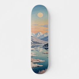 Die Ruhe im Winter Skateboard