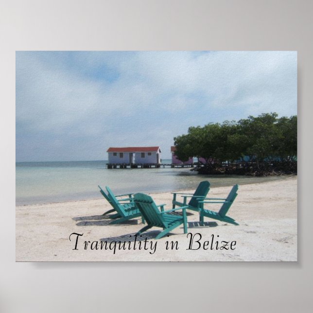 Die Ruhe in Belize Poster (Vorne)