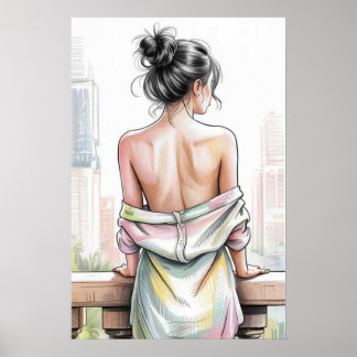 Die Ruhe in der Stadt Poster