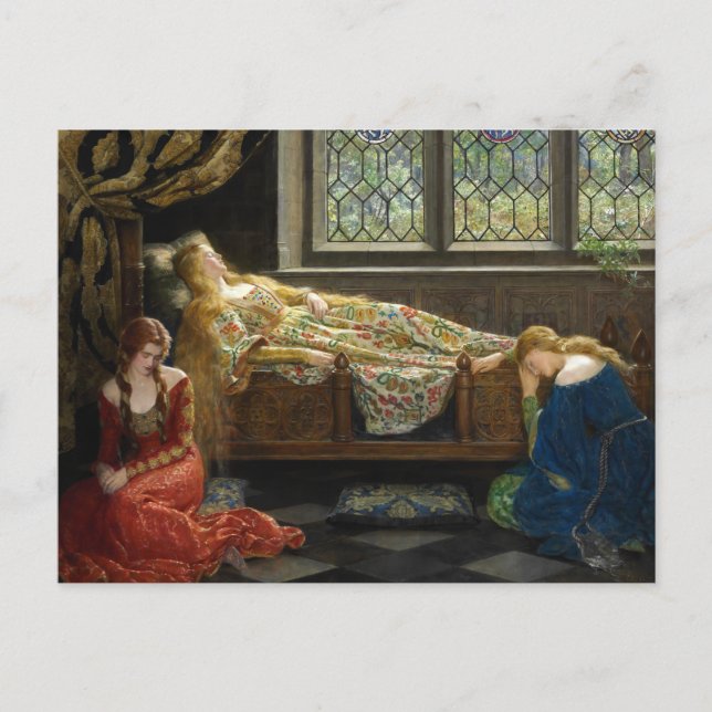 Die Ruhe | John Collier Postkarte (Vorderseite)