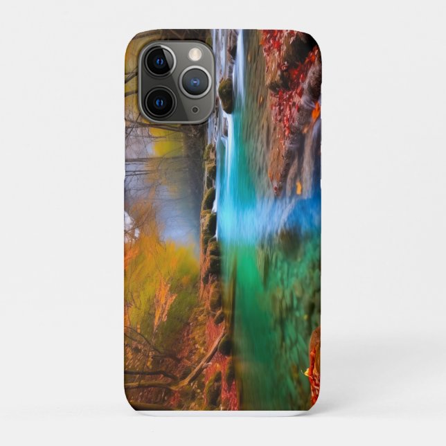 Die ruhige Landschaft der Herbstflüsse Case-Mate iPhone Hülle (Rückseite)