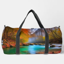 Die ruhige Landschaft der Herbstflüsse