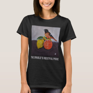 Die ruhige Pose des Orioles Gemälde von Alfred Fox T-Shirt