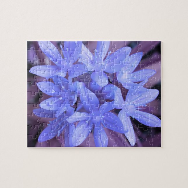 Die Ruhm des Schnee-Blau-Puzzles (Horizontal)